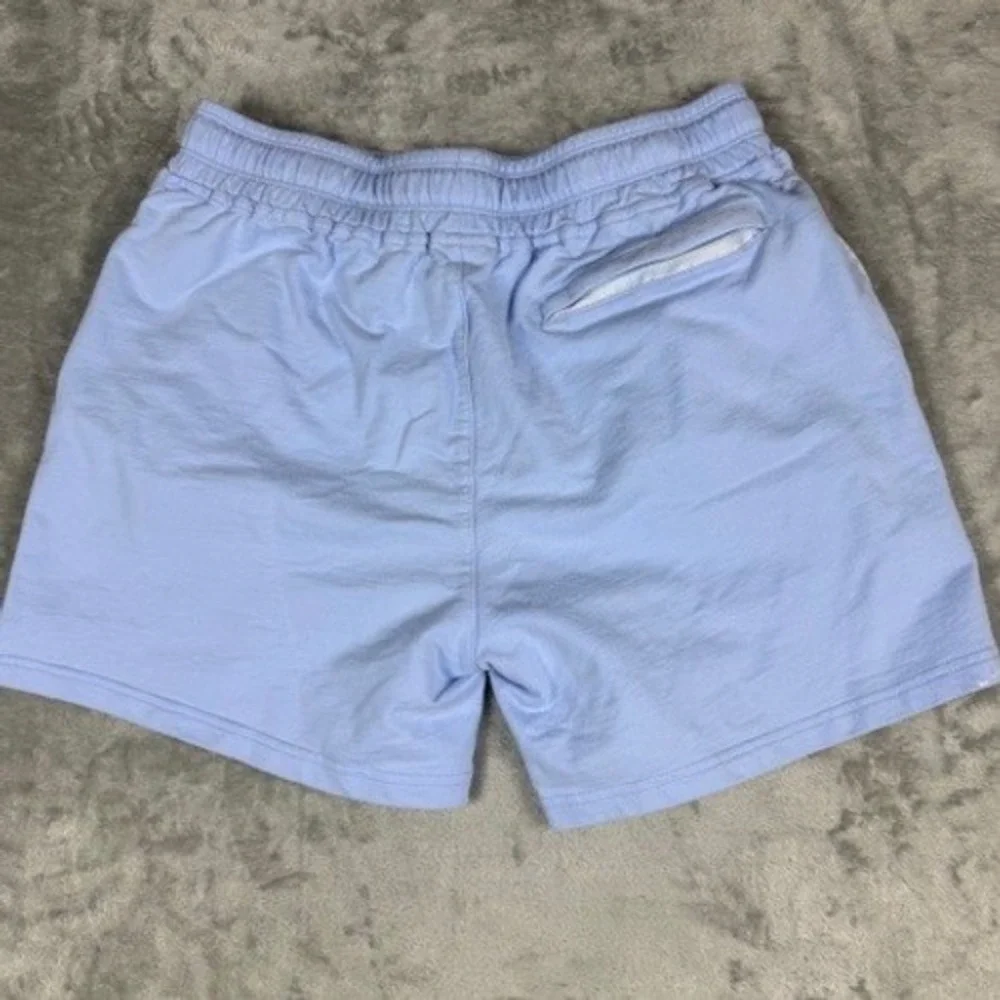 Arjen Kroos Shorts Mens S Light Blue Cotton Lounge Gym Drawstring AK Logo - Picture 8 of 10